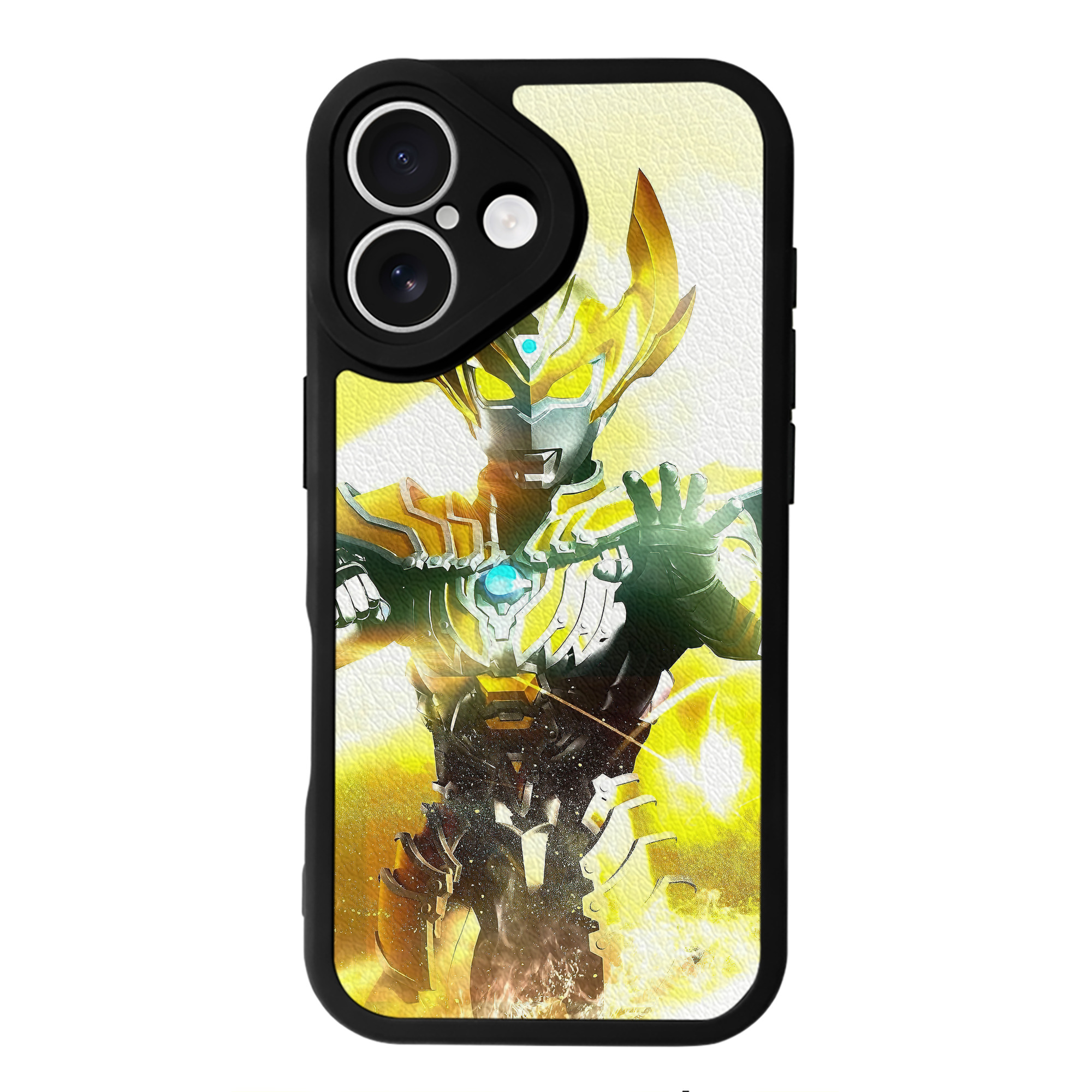 （画像用） ウルトラマン Ultraman 【iPhone 16シリーズ対応】シリコンスマホケース（レザー調） 材質：シリコン